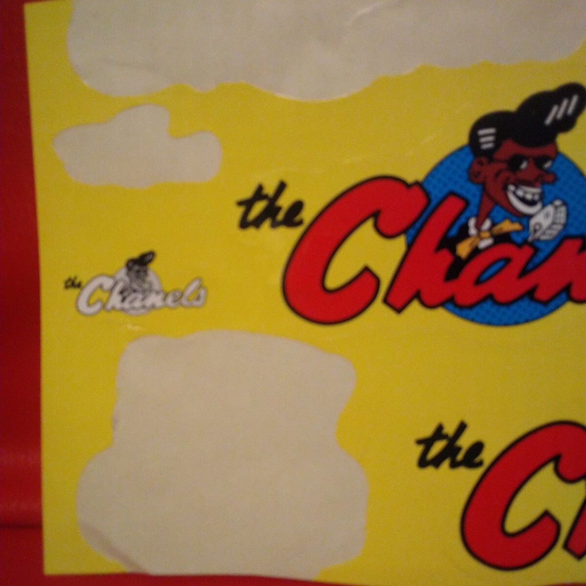 当時物 THE CHANELS ステッカー シャネルズ ラッツ&スター 検索~暴走族 旧車 シャコタン ノーサス アブのみ 昭和 街道レーサー _画像3