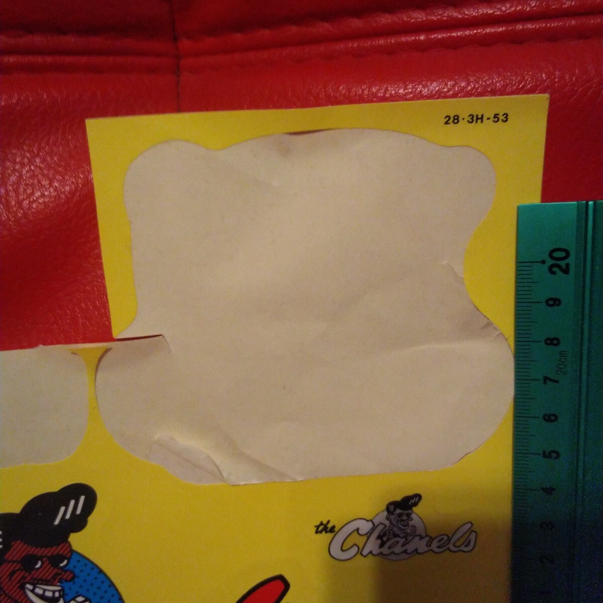 当時物 THE CHANELS ステッカー シャネルズ ラッツ&スター 検索~暴走族 旧車 シャコタン ノーサス アブのみ 昭和 街道レーサー _画像4