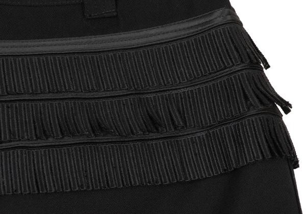  Gianni Versace GIANNI VERSACE бахрома оборудование орнамент юбка-трапеция чёрный M ранг 