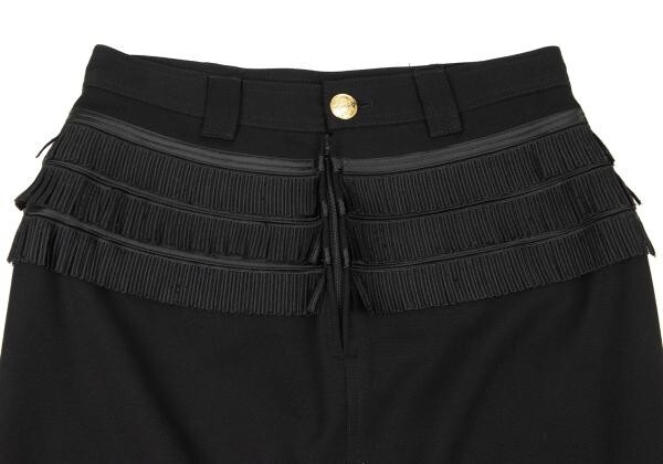  Gianni Versace GIANNI VERSACE бахрома оборудование орнамент юбка-трапеция чёрный M ранг 