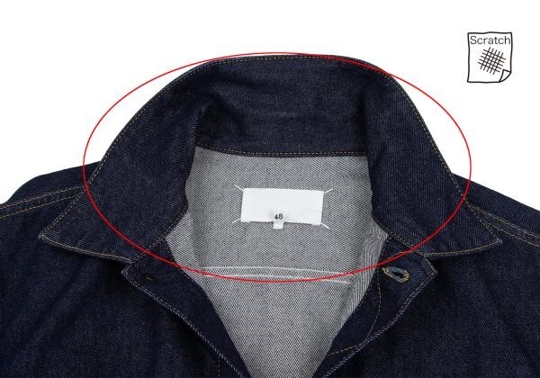 メゾンマルタンマルジェラMaison Martin Margiela デニムトラッカージャケット インディゴ48_画像4