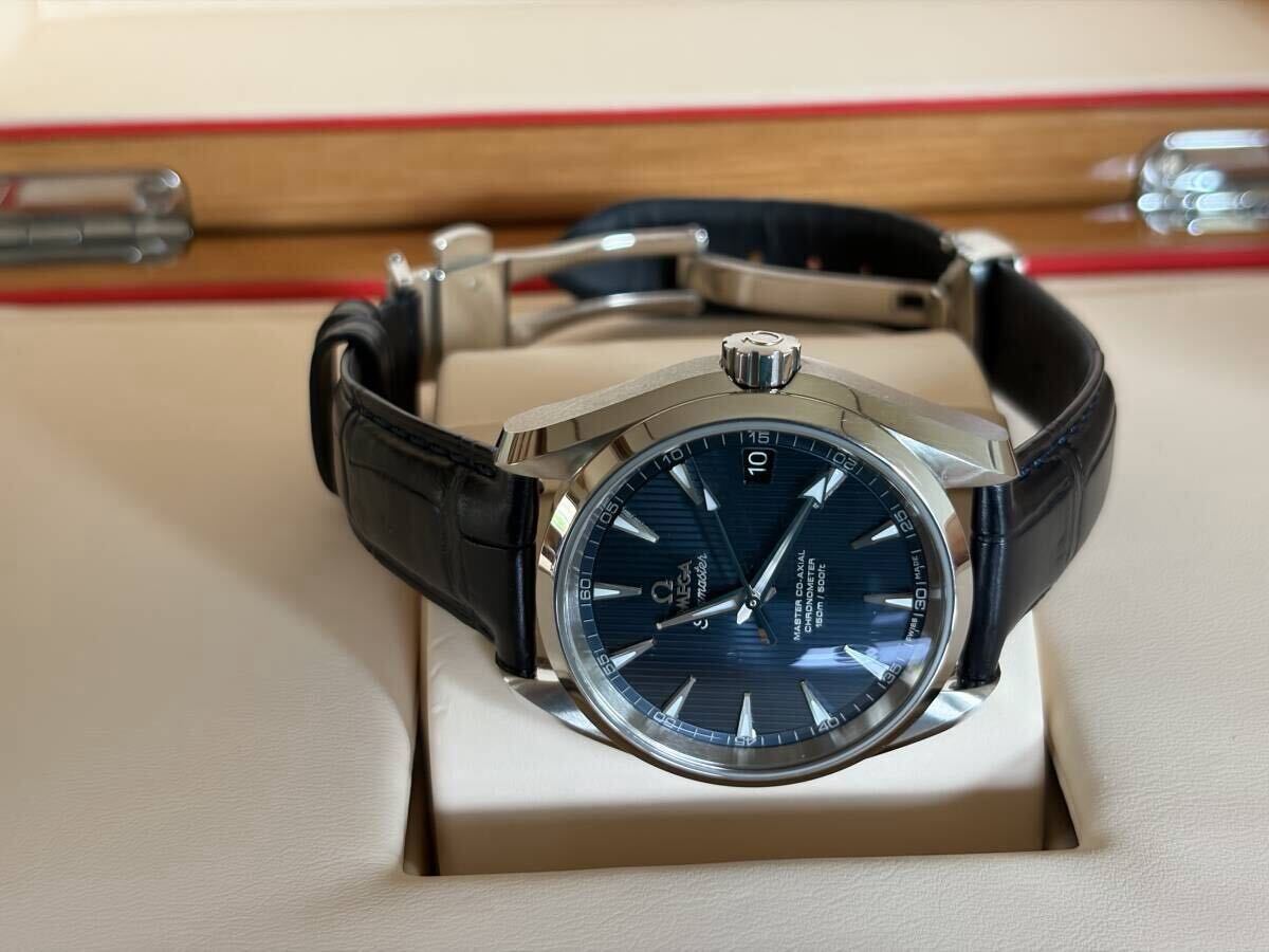 OMEGA オメガ シーマスター 150M マスター 231.13.39.21.03.001 中古 皮ベルト・Dバックルは未使用_画像2