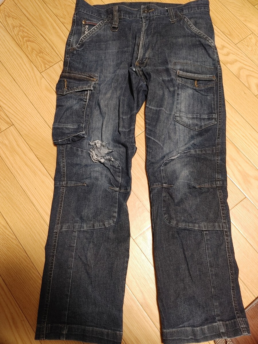 I z Frontier рабочая одежда Denim брюки-карго Work одежда джинсы размер LL повреждение есть б/у I z Frontier рабочая одежда Denim брюки-карго Work одежда джинсы размер LL повреждение есть б/у