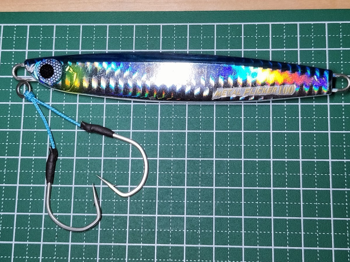 3/0早掛　ツインアシスト　4組セット　カルティバジガーライト　TAFFWIRE 近海青物ジギング対応 （自作品）_画像3