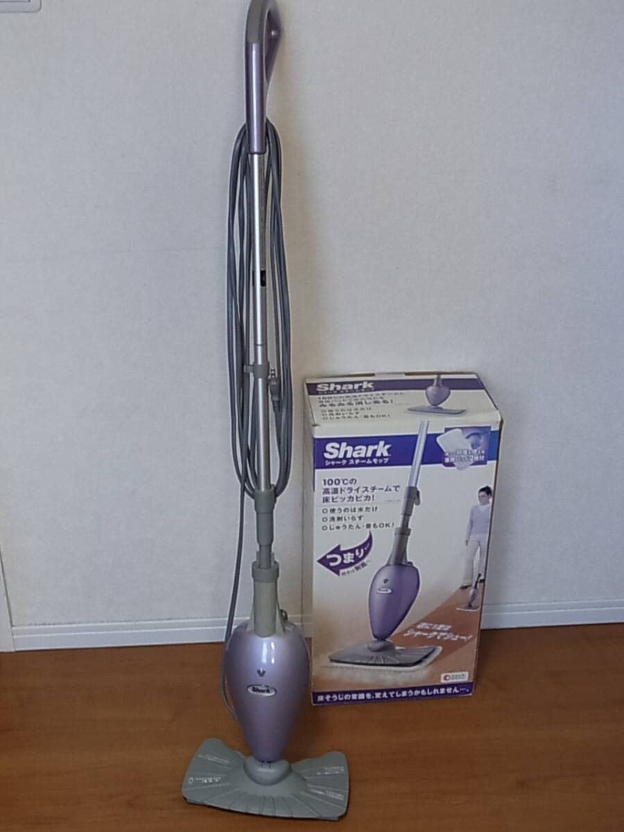 SHARKシャーク　スチームモップ　新品パッド４枚付き　程度良好_画像1