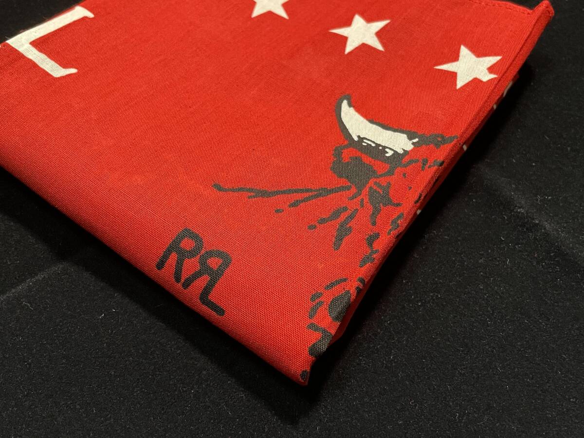 FRN3 バンダナ フ ハンカチ スカーフ ヴィンテージ 牛 未使用 RRL _画像4