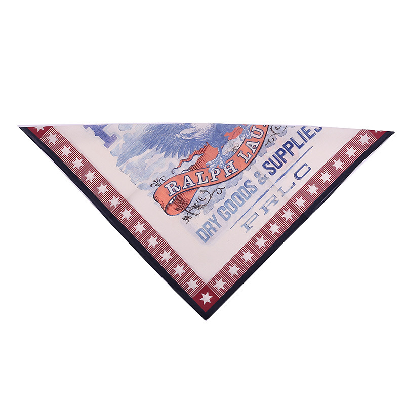 バンダナ ハンカチ スカーフ ヴィンテージ 鷹 未使用 PLY4_画像7