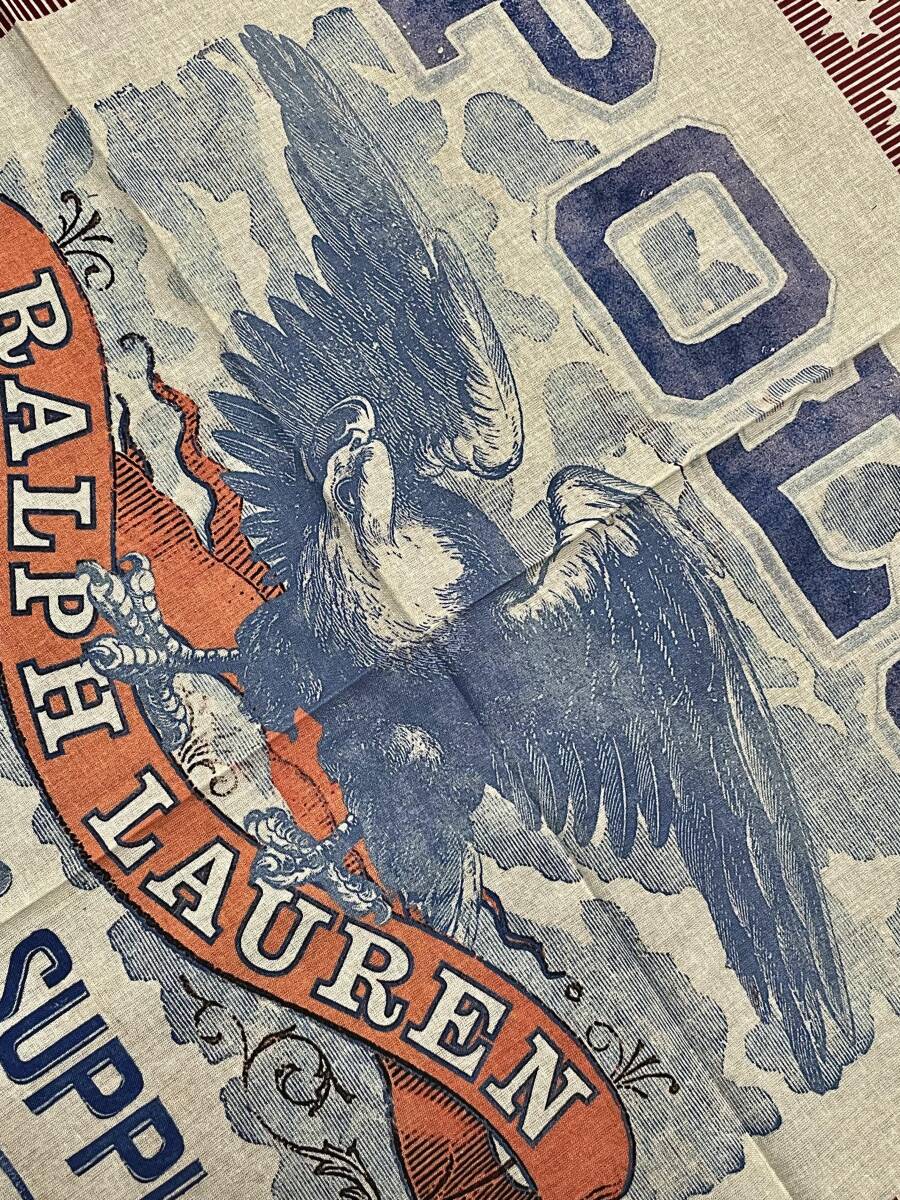 バンダナ ハンカチ スカーフ ヴィンテージ 鷹 未使用 PLY4_画像2