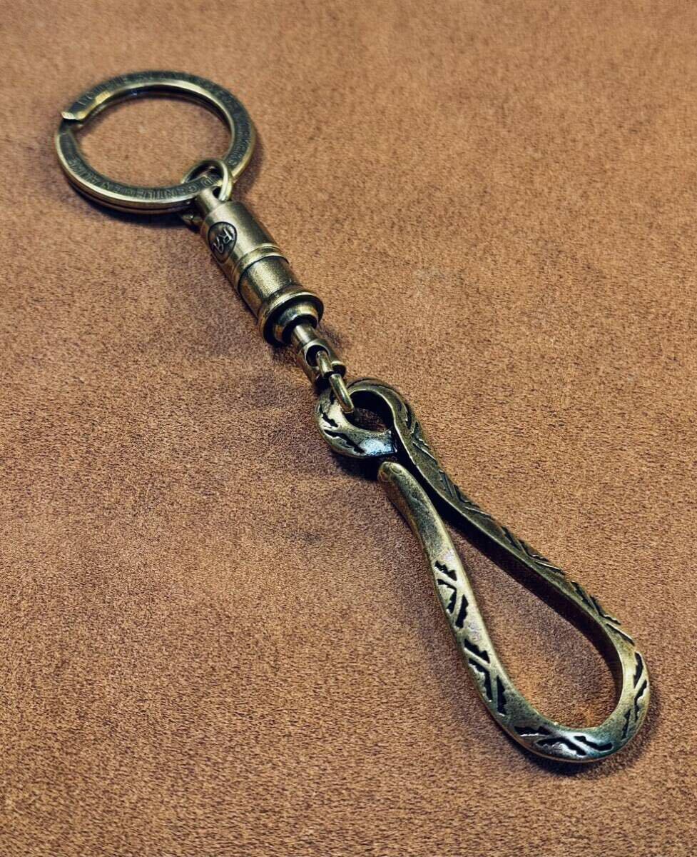 RRL キーフック キーホルダー ブラス 真鍮 ヴィンテージ ビンテージ_画像3
