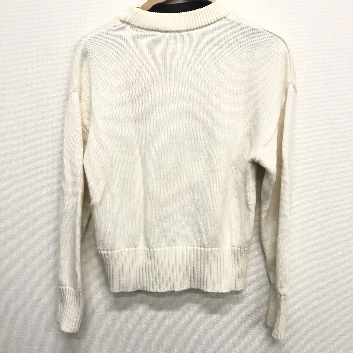 【AMI Alexandre Mattiussi】アミアレクサンドレマテュッシ★クルーネックセーター ニット ハートロゴ トップス A21FK009 サイズS 11_画像4