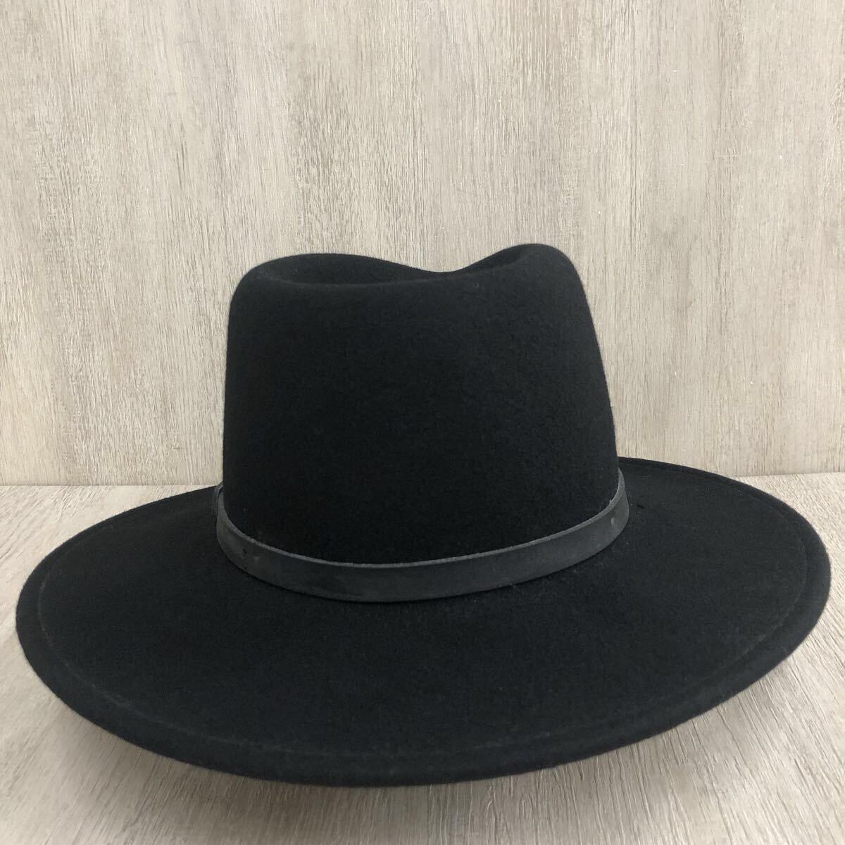 【STETSON】ステットソン★ハット サイズL ウール ブラック メンズ Santa Fe Crushable Hat サンタフェ クラッシャブルハット 11_画像3