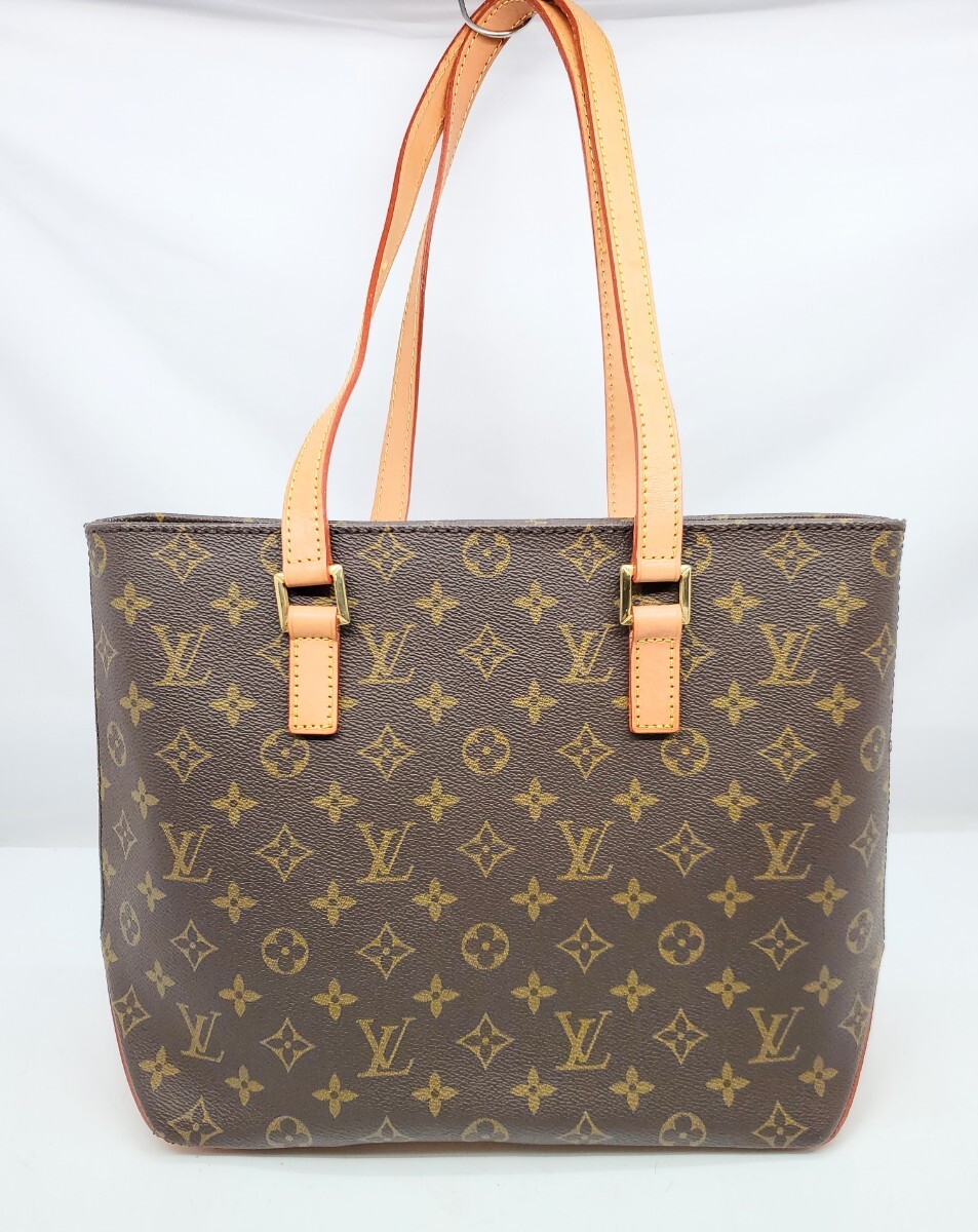 管28 本物 美品■ルイヴィトン■モノグラム M51148 カバピアノ ショルダートートバッグ ハンドバッグ_画像1