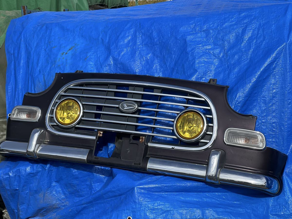 売り切り UA-L700S L710S フロントグリル フォグランプ フロントバンパー ダイハツ ミラジーノ_画像1