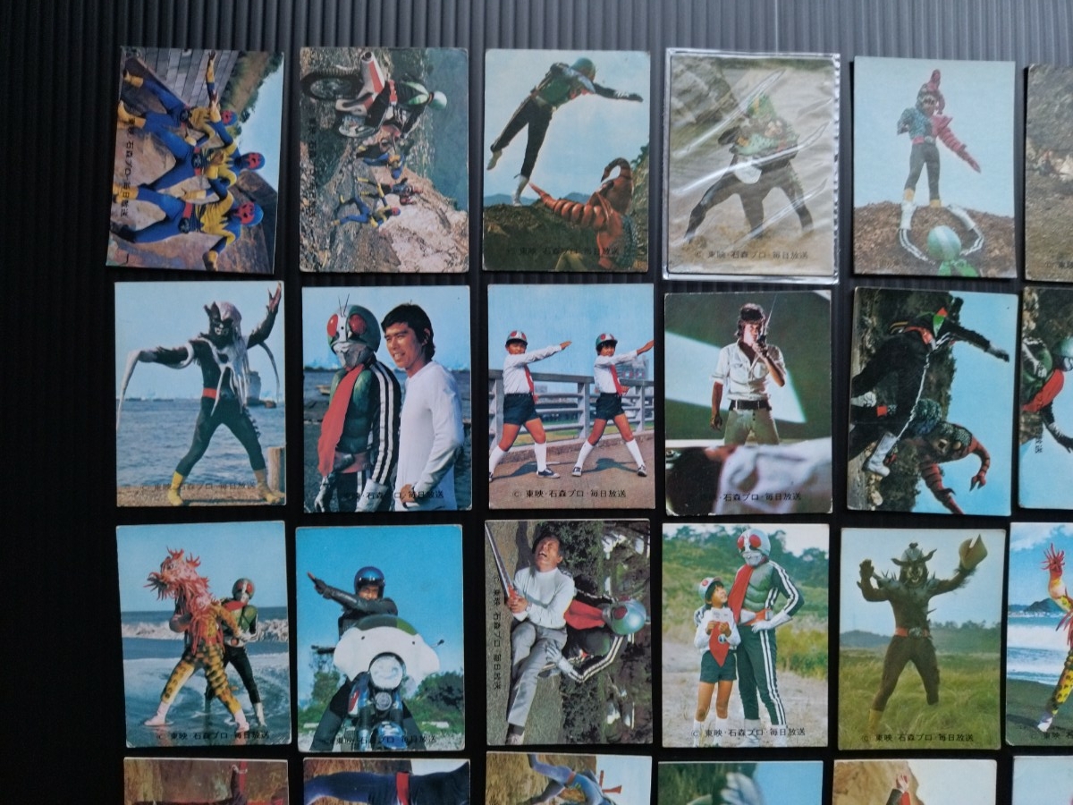 当時物　旧カルビー　仮面ライダーカード　50枚　毎日放送　東映　石森プロ _画像2