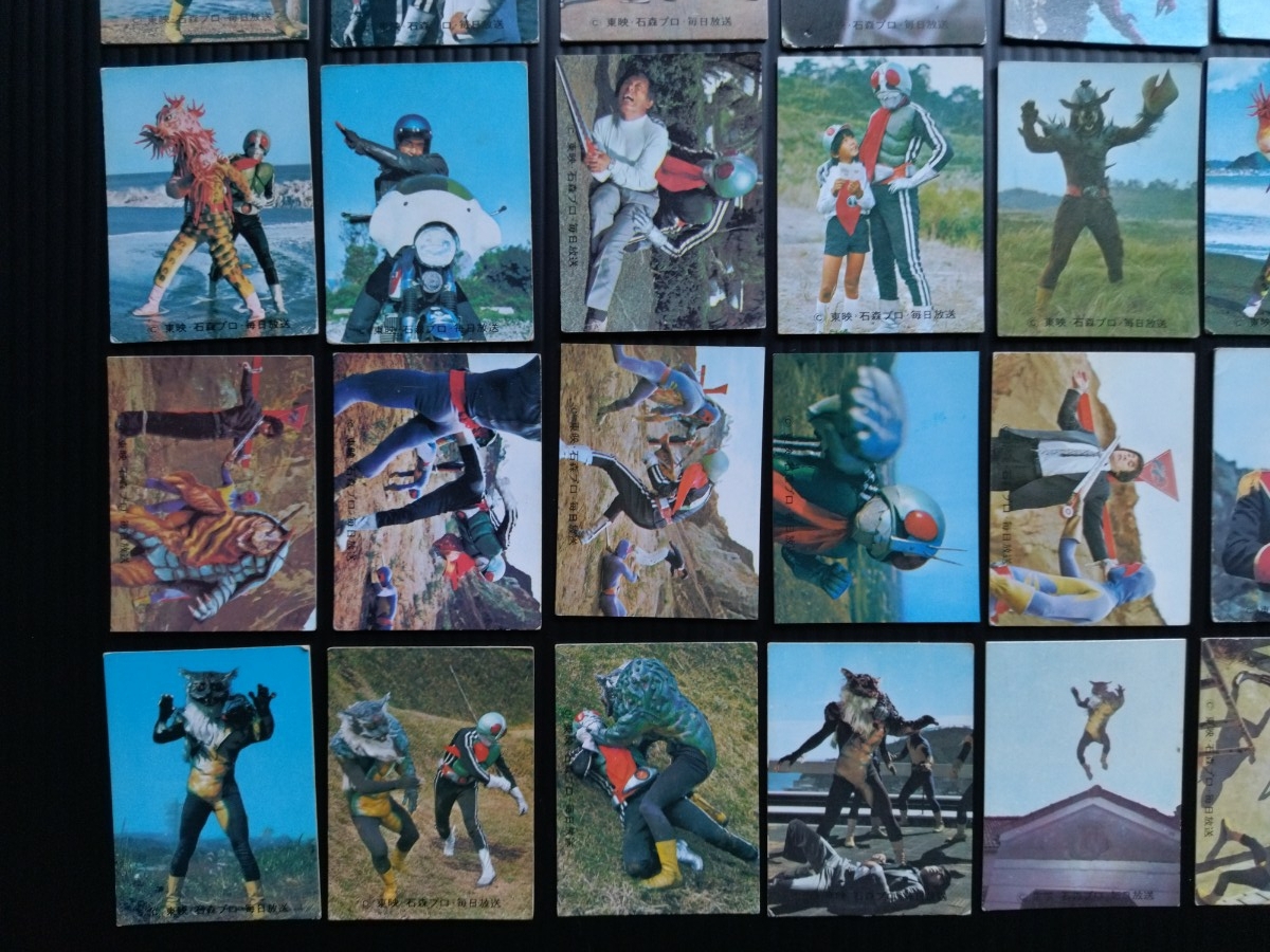 当時物　旧カルビー　仮面ライダーカード　50枚　毎日放送　東映　石森プロ _画像4