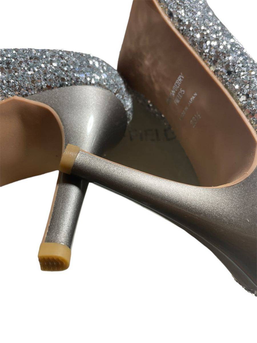 新品　ストロベリーフィールズ　ラウンドトゥパンプスグリッター　SVF_画像5