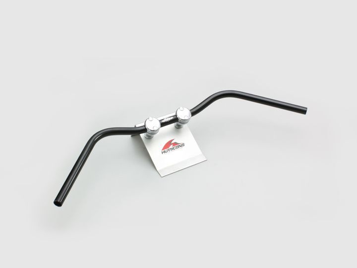 ハリケーン HB0076B-01 ハンドル ワイドローオールド1型 ブラック 外径φ22,2mm 内径φ18mm 全高50mm 全巾780mm_画像1