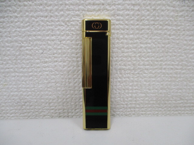 (3111) GUCCI ライター グッチ ゴールド 喫煙具 現状品_画像2
