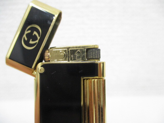 (3111) GUCCI ライター グッチ ゴールド 喫煙具 現状品_画像6