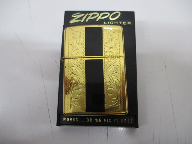 (3112) ZIPPO ジッポー BRADFORD.PA. 金色 ゴールドカラー 現状品_画像1