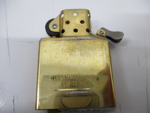 (3112) ZIPPO ジッポー BRADFORD.PA. 金色 ゴールドカラー 現状品_画像9