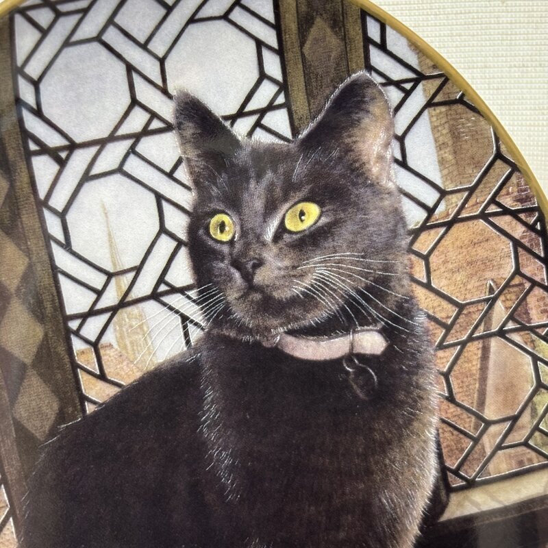 高級陶器 ロイヤルウースター レイチェルの猫 IVORY CATS オーバル レスクーアン 飾り皿 IW511AZ01RYL_画像2