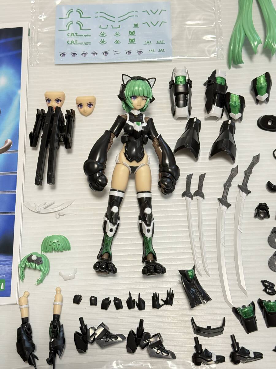 フレームアームズ・ガール マガツキ 〈キャットアーマーVer.〉　コトブキヤ　美少女プラモデル　美プラ　ジャンク_画像2