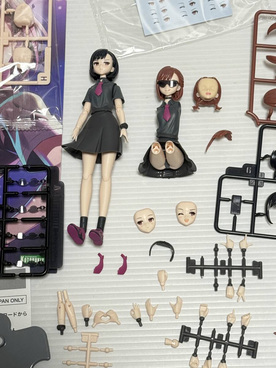 創彩少女庭園　YOMI 【Black Canvas】　小鳥遊 暦　コトブキヤ　美少女プラモデル　美プラ　ジャンク_画像2