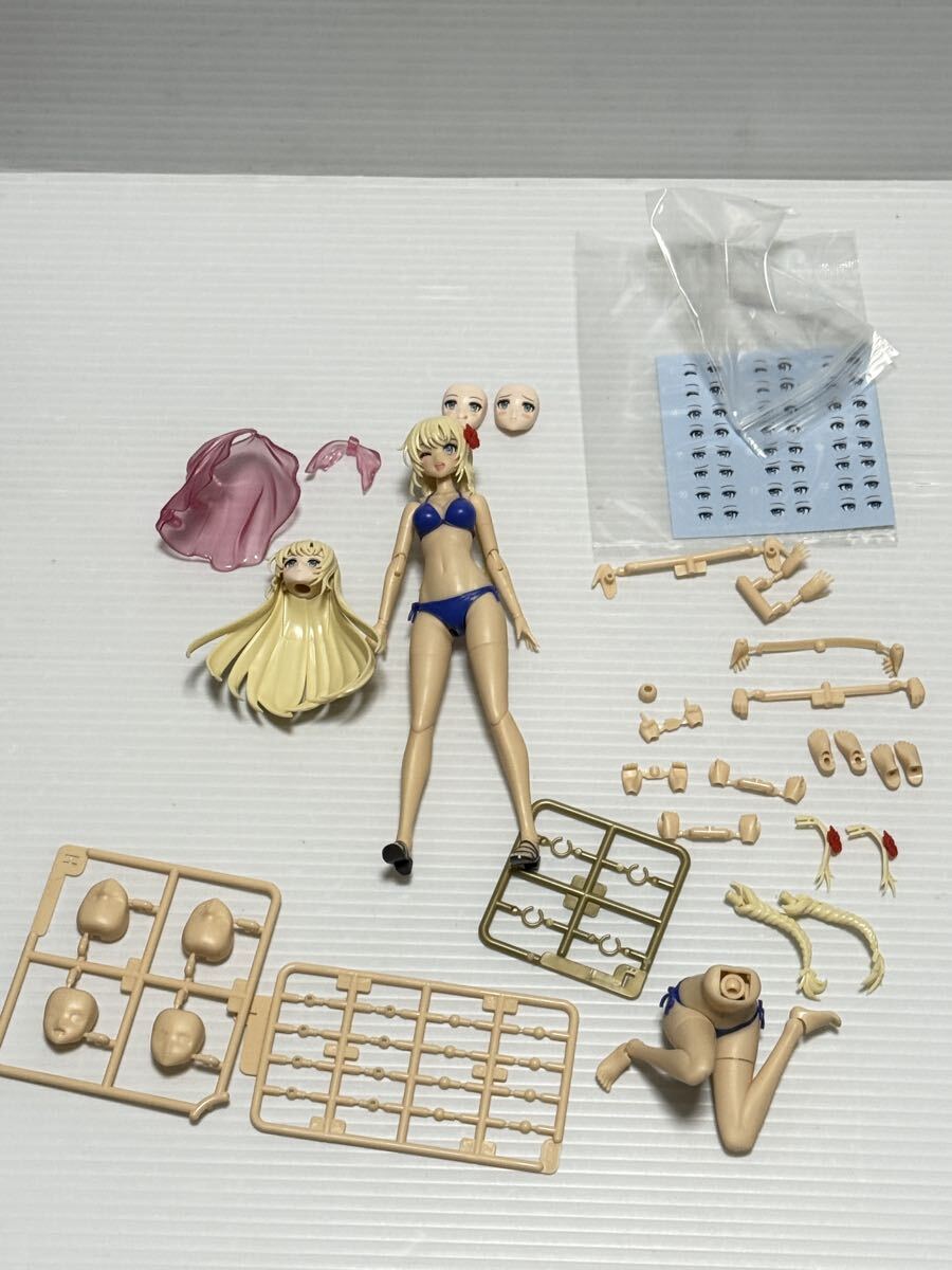 創彩少女庭園　佐伯 リツカ 【水着】　コトブキヤ　美少女プラモデル　美プラ　ジャンク_画像1