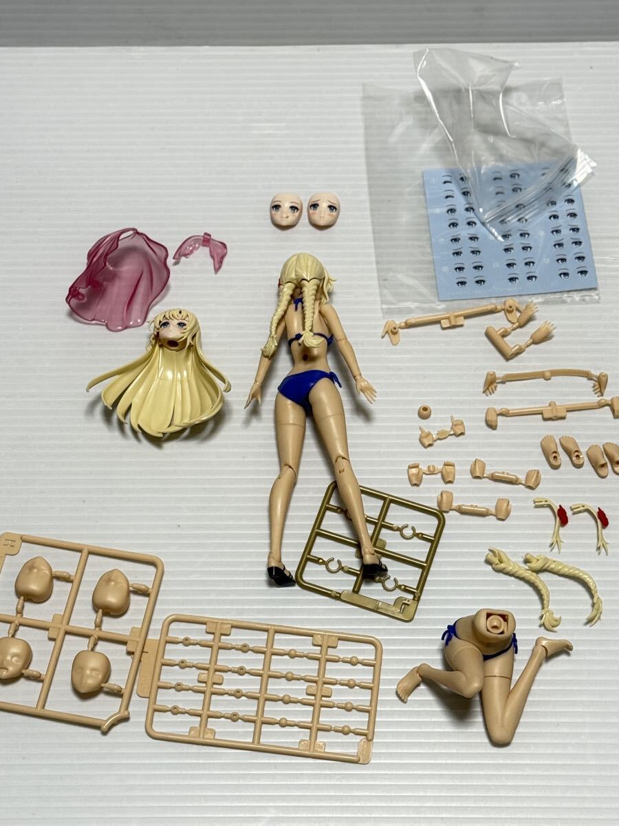 創彩少女庭園　佐伯 リツカ 【水着】　コトブキヤ　美少女プラモデル　美プラ　ジャンク_画像2