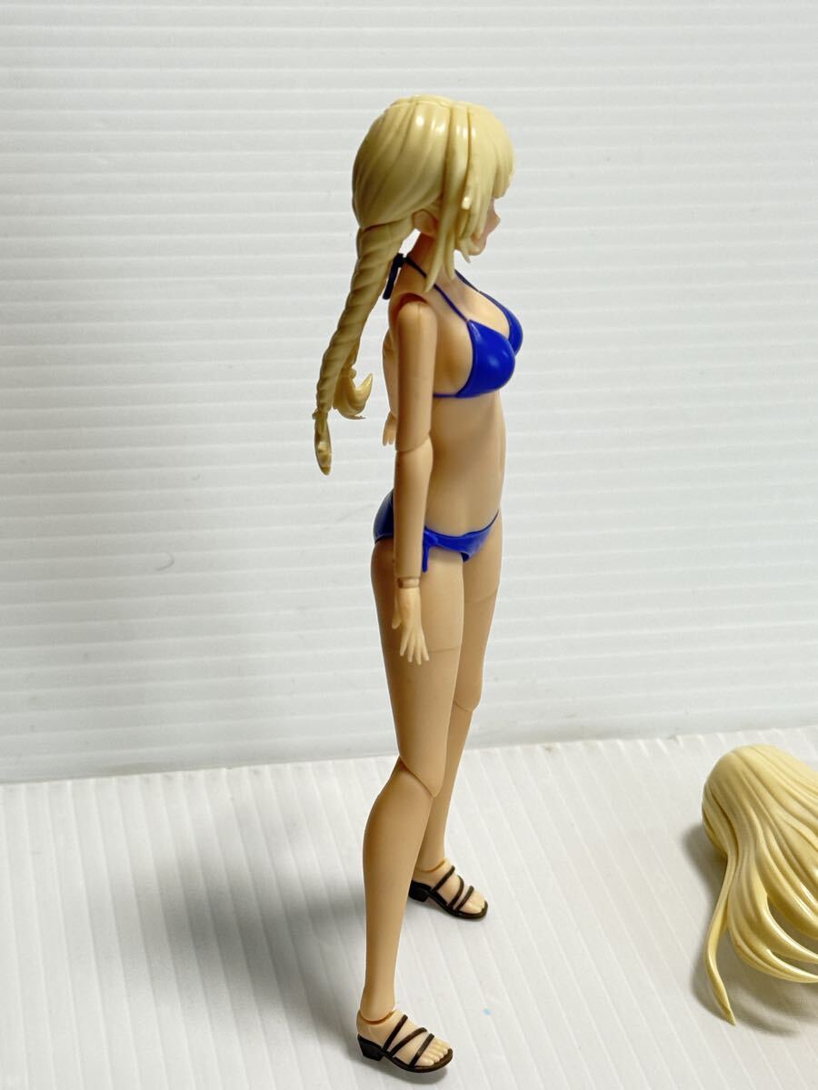 創彩少女庭園　佐伯 リツカ 【水着】　コトブキヤ　美少女プラモデル　美プラ　ジャンク_画像6