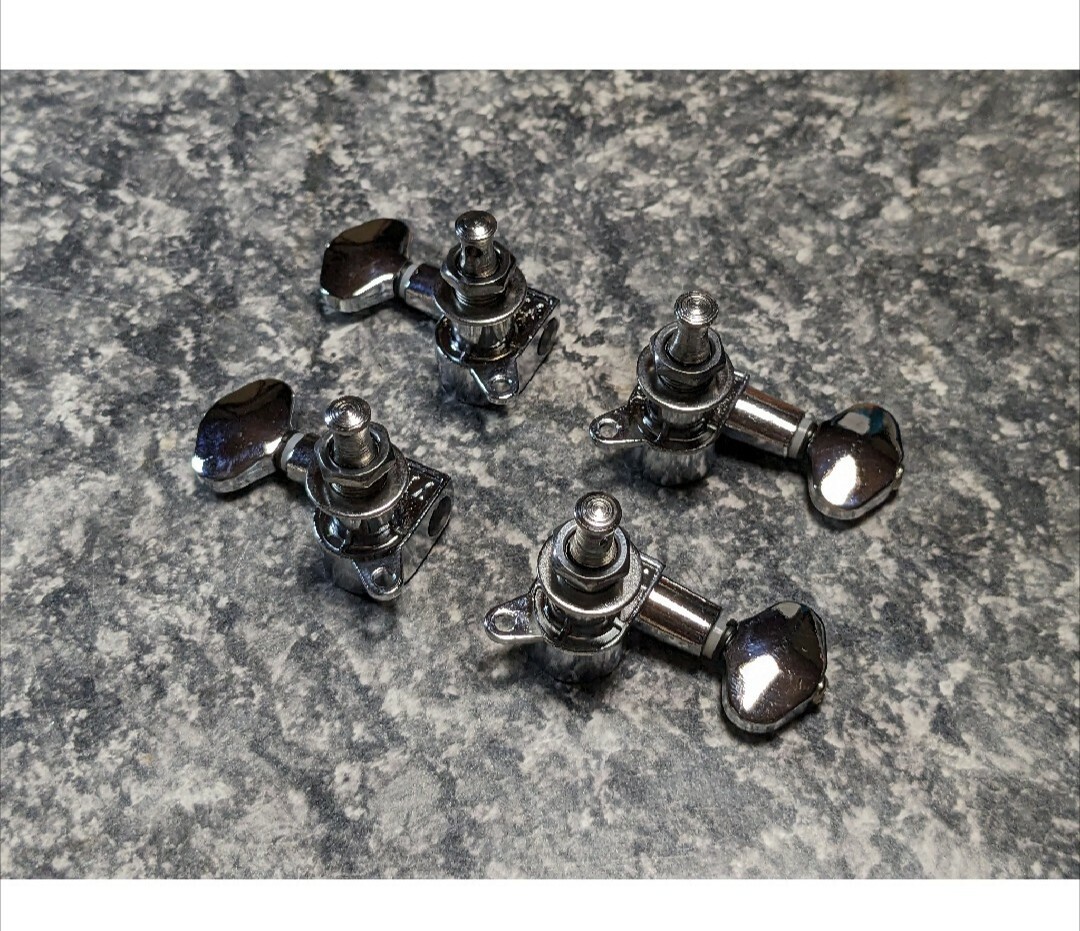 極安！　ウクレレ　ペグ　メタルボタン　サービス品_画像1