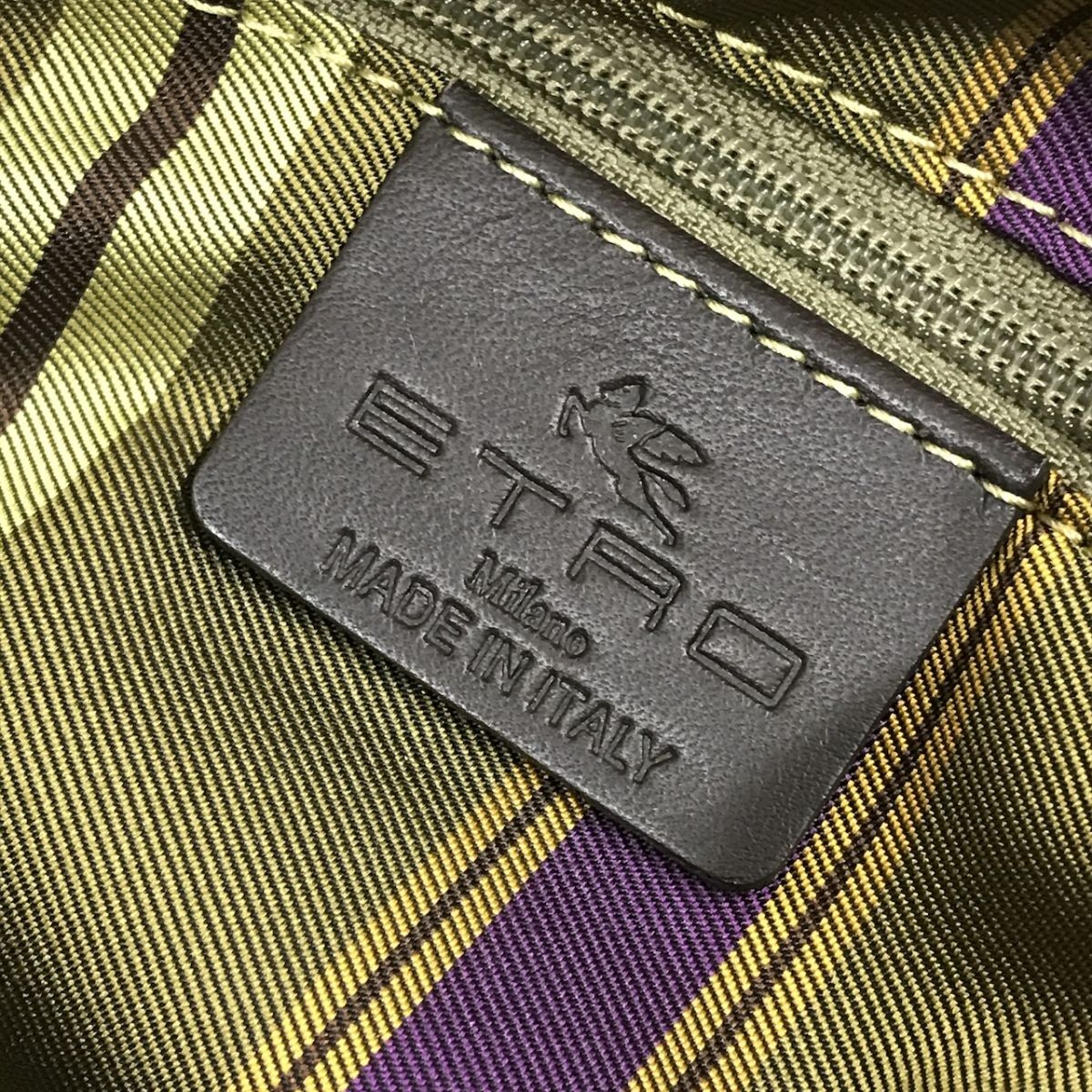 エトロ (ETRO) ボストンバッグ トートバッグ 保存袋（ダストバッグ） 嶺D1004-33_画像7