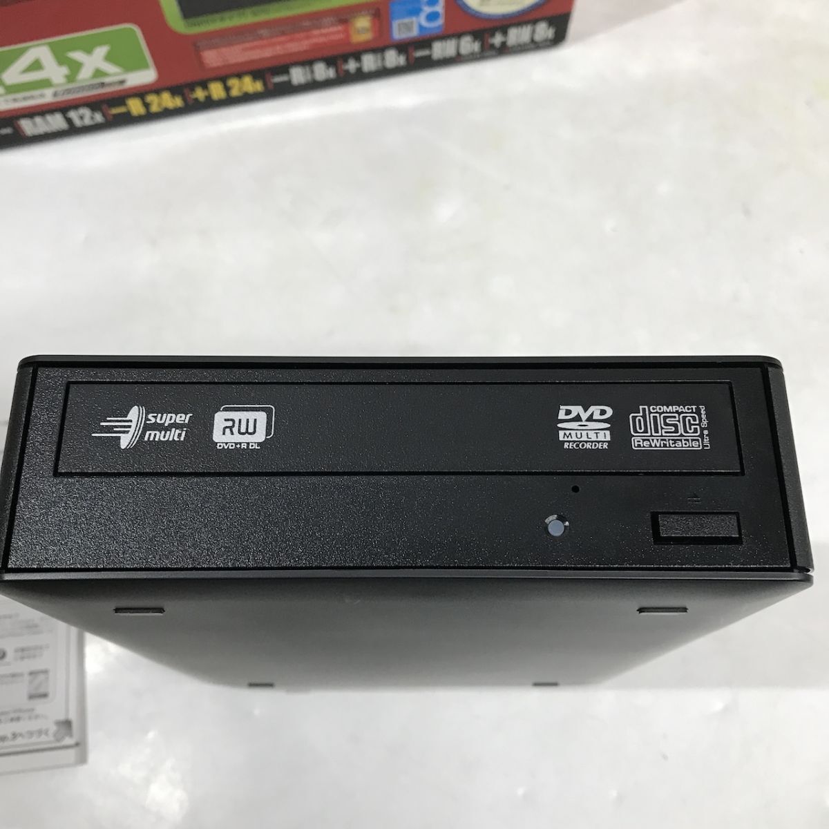 BUFFALO 外付DVDドライブ DVSM-X24U2V 中古 通電確認済み 嶺D1005-13_画像5