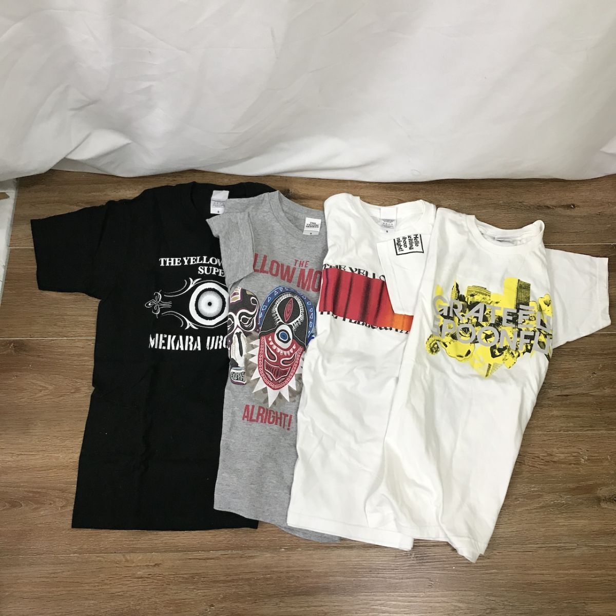 美品 THE YELLOW MONKEY イエローモンキー イエモン ツアーTシャツ ライブTシャツ グッズ 半袖 4枚セット サイズS 2016　2019　FH1186-38_画像1
