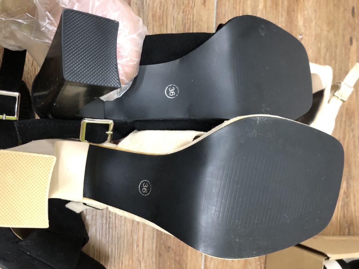 オールスター コンバース 未使用含　 靴 サンダル スニーカー スリッポン 5足 CONVERSE Rivieras T-fal 厚底 23.5cm サイズ36 BH1182-41_画像8