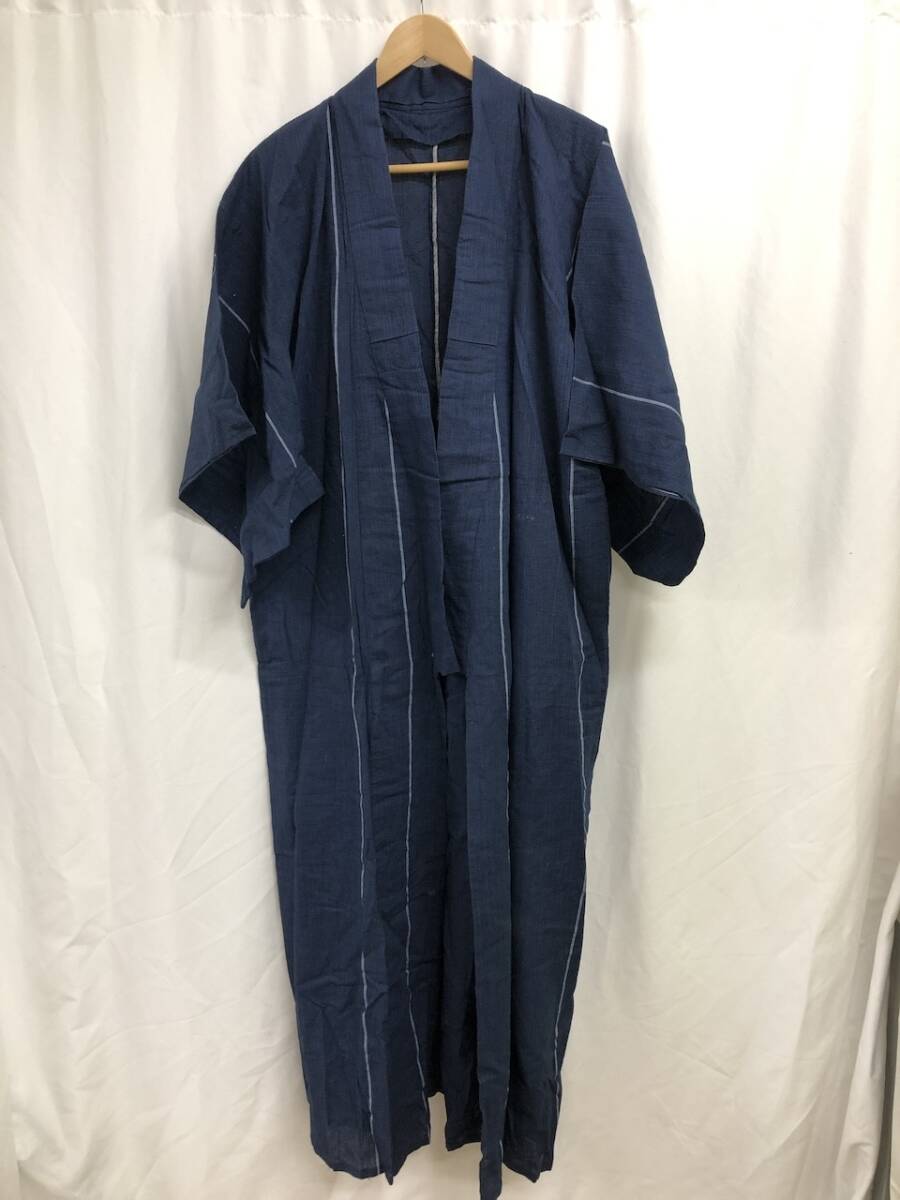 紳士物 浴衣 紺色 畠DH0824-28_画像1