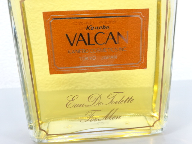残量9割以上 ほぼ満量 Kanebo カネボウ VALCAN バルカン 120ml オードトアレ EDT 香水 フレグランス_画像4