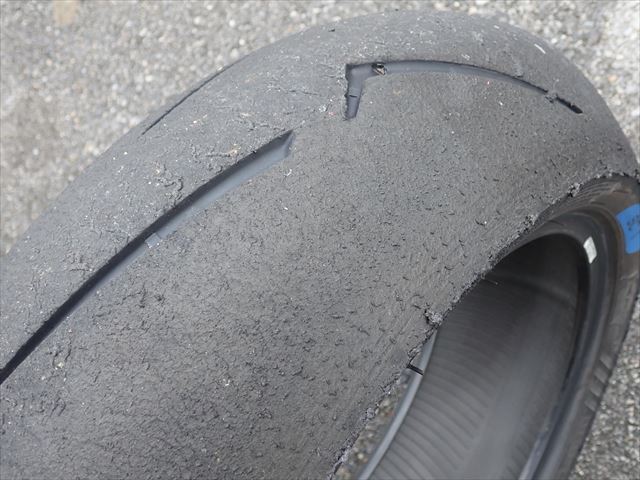 ピレリ ディアブロスーパーコルサ V4　 SC1　120/200前後セット　走行約220km_画像8