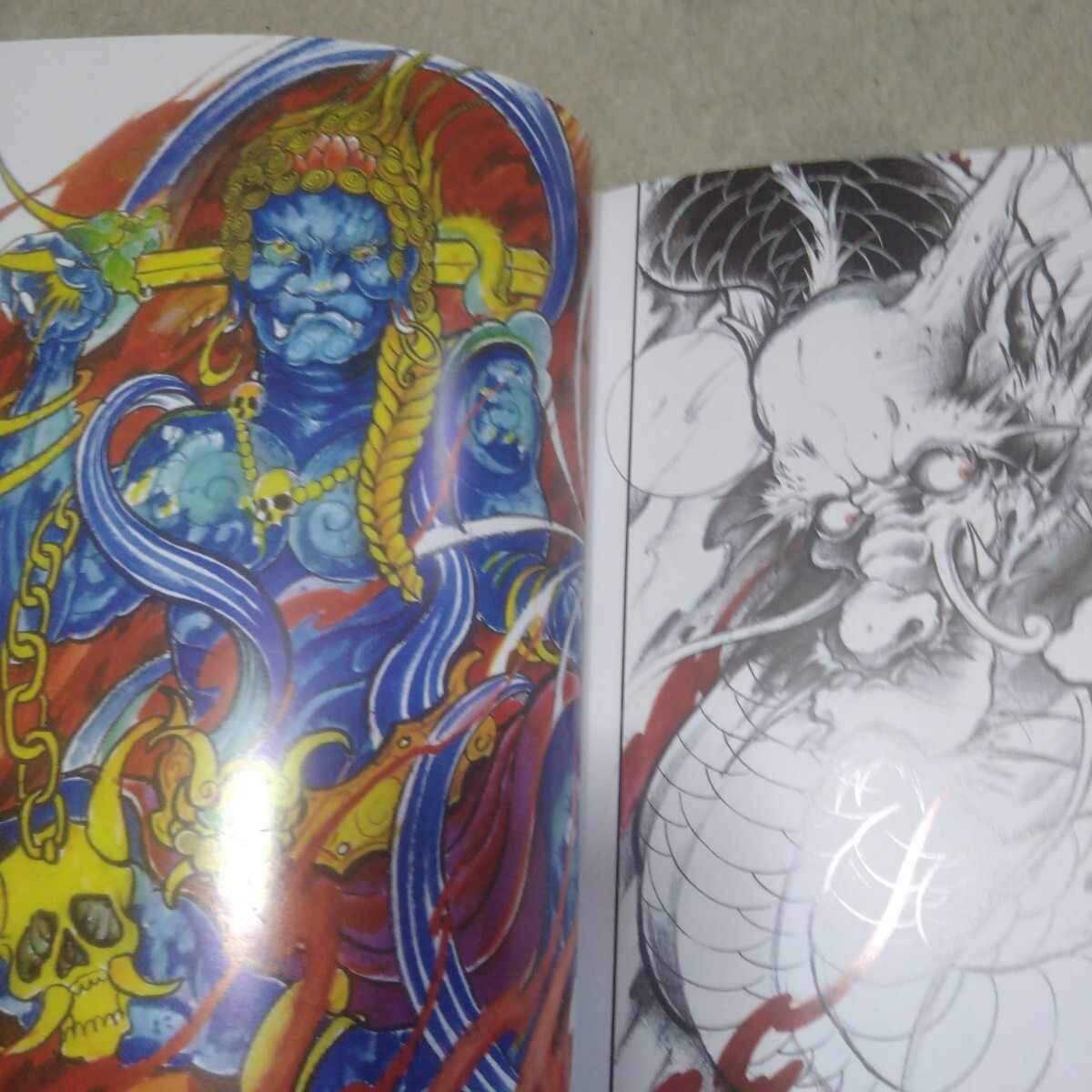 タトゥーデザインブック ジスカール 入れ墨　デザイン本 龍 刺青 タトゥー_画像5