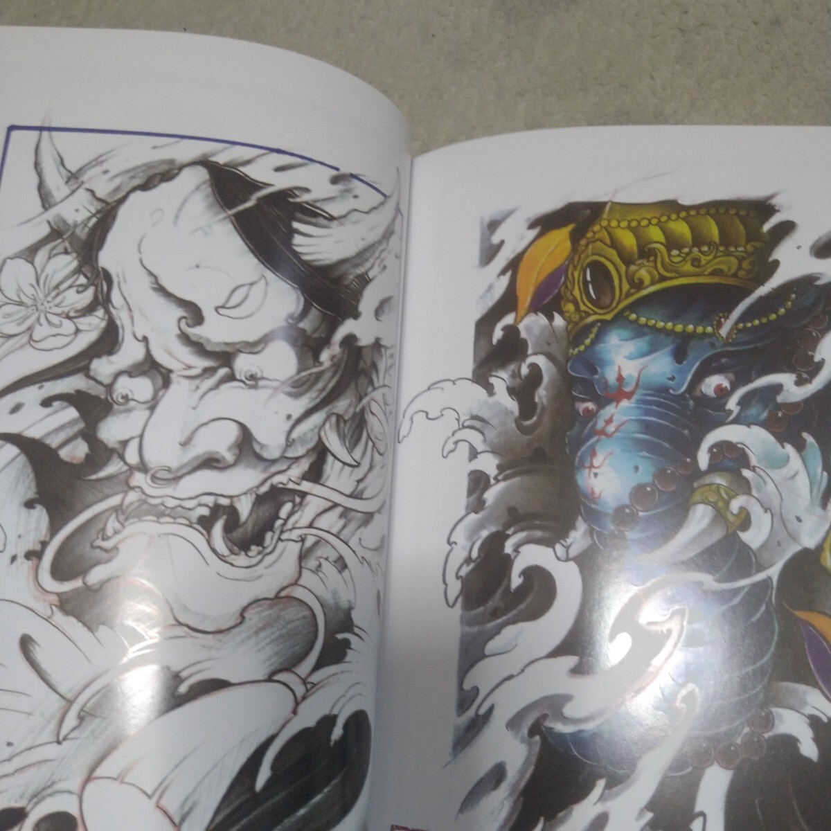 タトゥーデザインブック ジスカール 入れ墨　デザイン本 龍 刺青 タトゥー_画像7