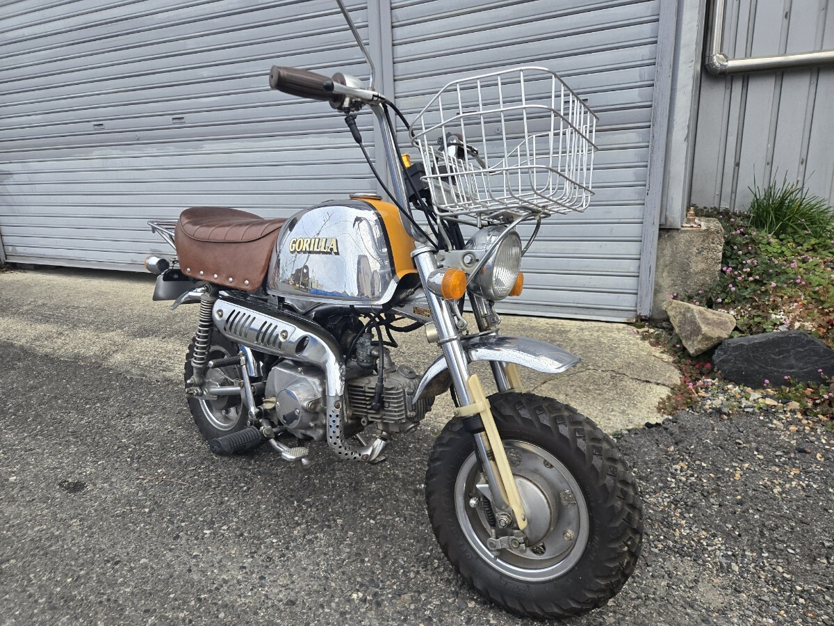 希少6V初代メッキゴリラ走行少ない Z50J リミテッド_画像1