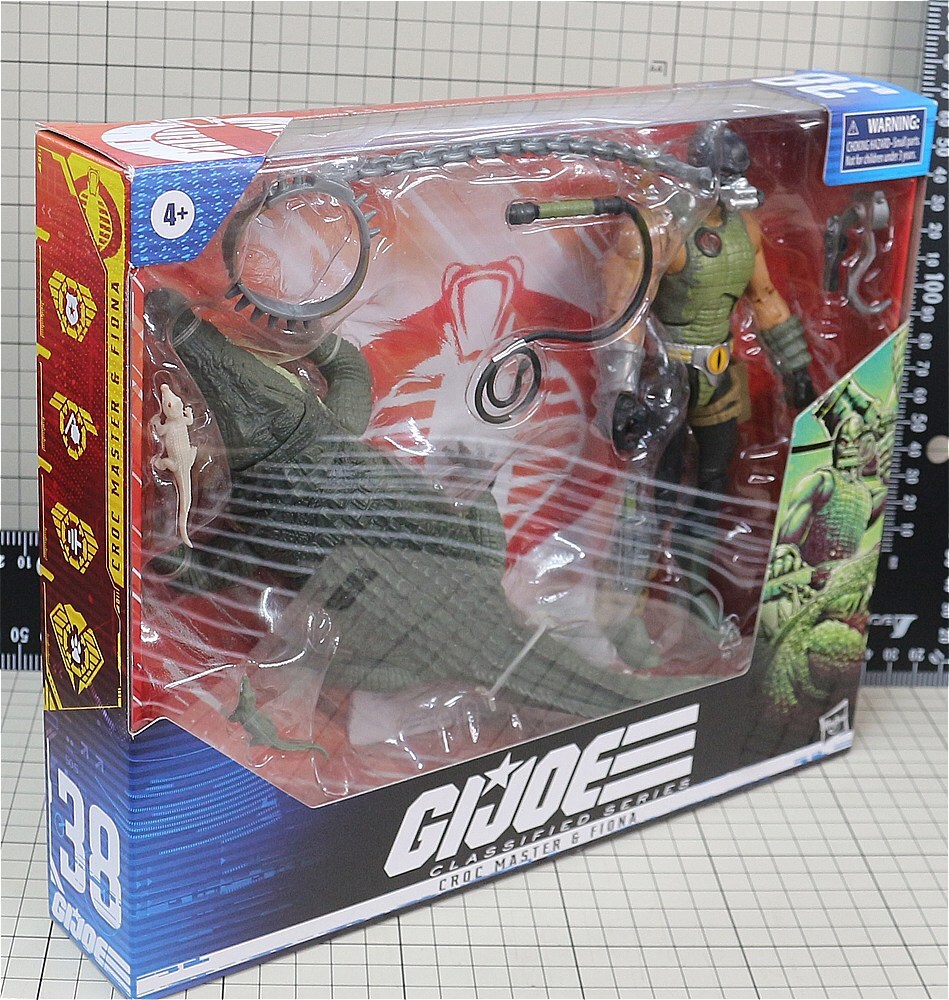 GIジョー 6インチ クロコ マスター & フィオナ #38 G.I. JOE CLASSIFIED SERIES CROC MASTER_画像3