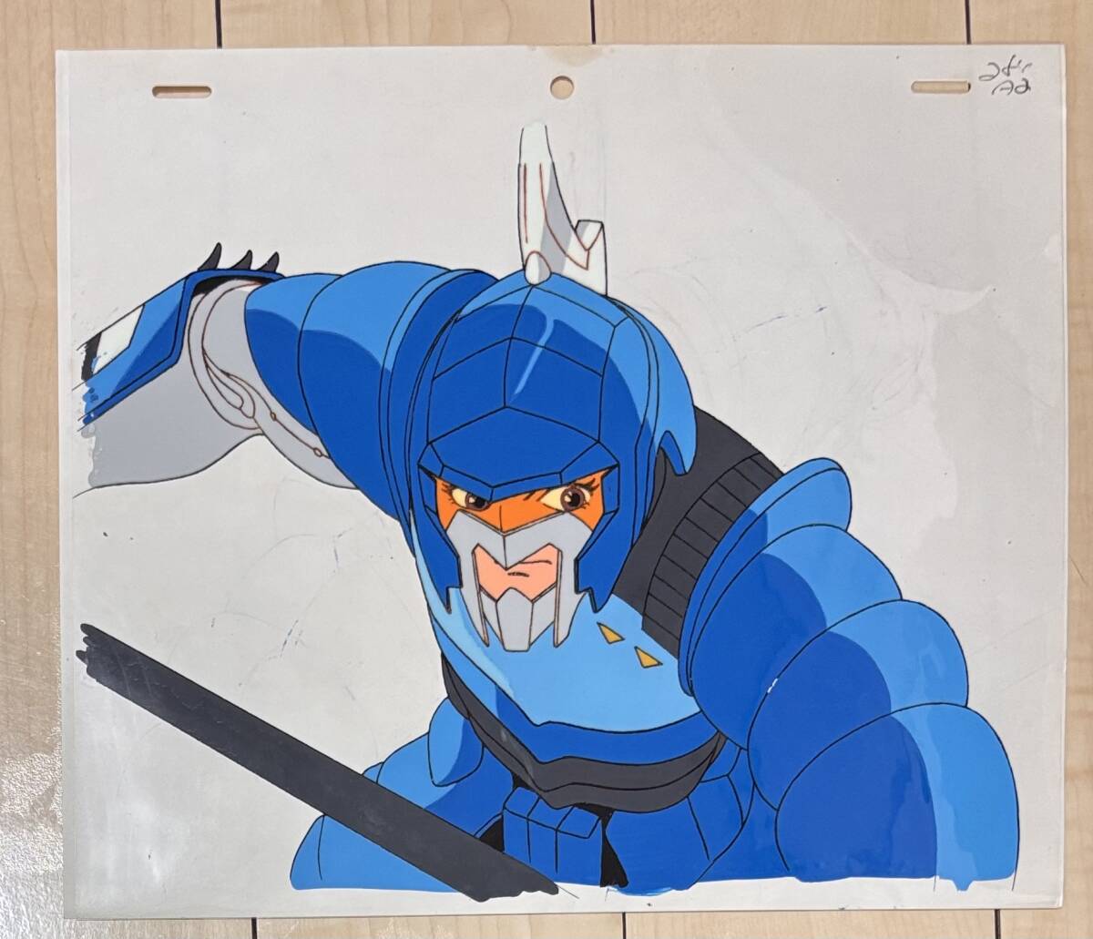 D619 редкость! Yoroiden Samurai Troopers цифровая картинка вода .. sin шерсть Toshinobu исходная картина анимация Ikeda .. Цу . Sunrise аниме подлинная вещь 