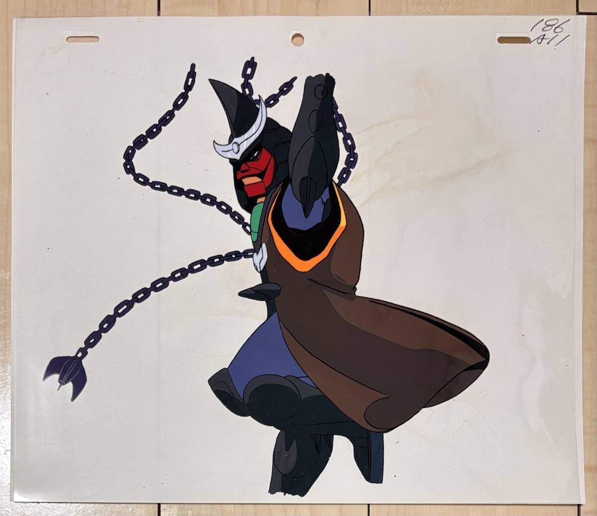 D644 Yoroiden Samurai Troopers цифровая картинка . небо ..shu тонн исходная картина анимация Ikeda .. Цу . Sunrise аниме подлинная вещь редкость 