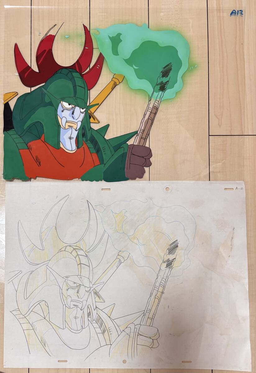 D580 Yoroiden Samurai Troopers цифровая картинка ...naa The .. армия . исходная картина анимация Ikeda .. Цу . Sunrise аниме подлинная вещь редкость 