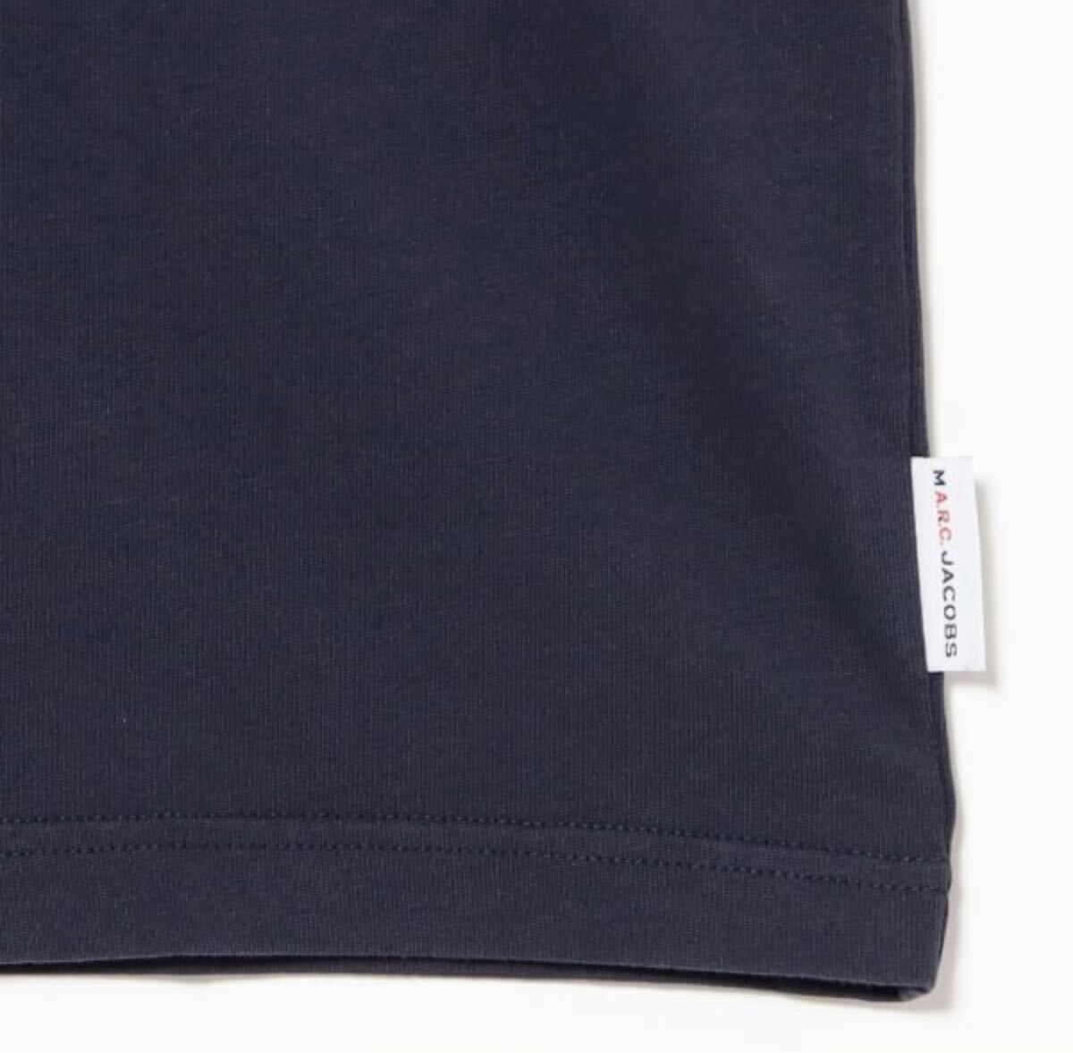マークジェイコブスA.P.C アーペーセー APC コラボTシャツ XSサイズ ネイビー 半袖 クルーネック Tシャツ_画像4