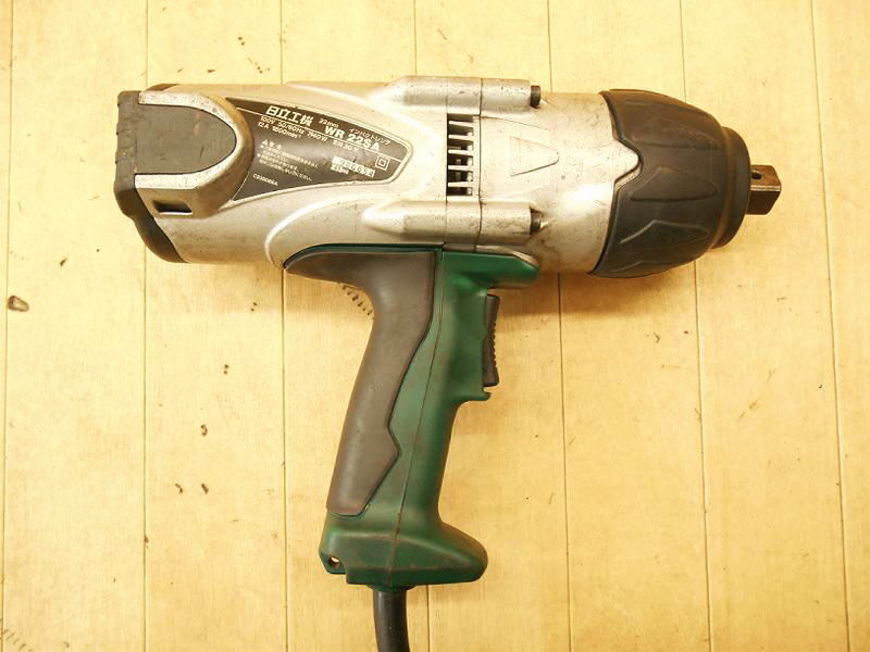 〇 日立工機 HITACHI 22mm インパクトレンチ WR22SA ② レンチ 電気 電動 100V インパクト ボルト ナット 締め 電動工具 日立 No.5567_画像3