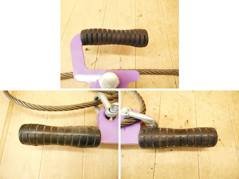 ◆ SUPERTOOL コンクリート二次製品敷設用クランプ UGC150M スーパーツール キャパ調整式 ワイヤー付 150kg クランプ 400-600mm No.5553_画像7