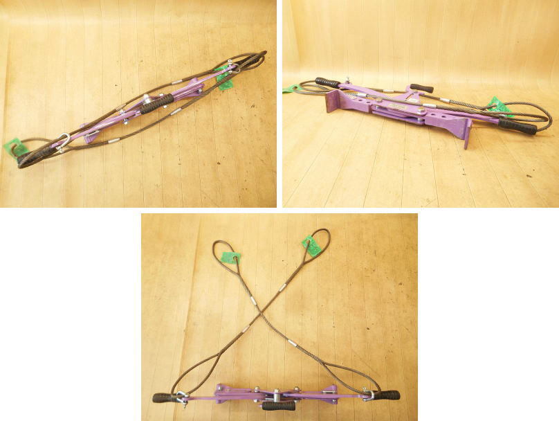 ◆ SUPERTOOL コンクリート二次製品敷設用クランプ UGC150M スーパーツール キャパ調整式 ワイヤー付 150kg クランプ 400-600mm No.5553_画像6